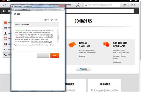 nike live chat uk